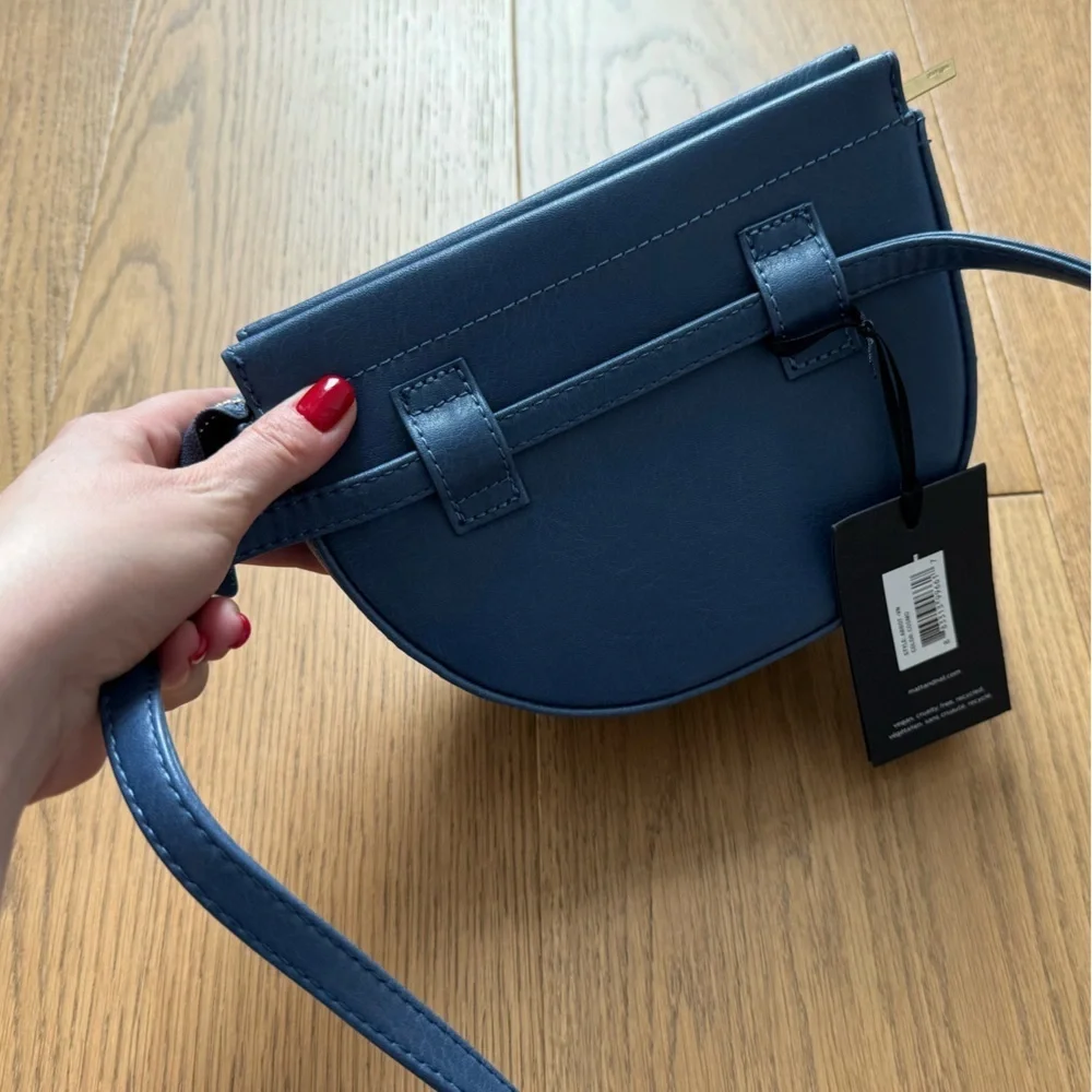 Matt & Nat Abbot Vegan Leather Belt Bag - Apollo Blue - NWT - Picture 6 of 8